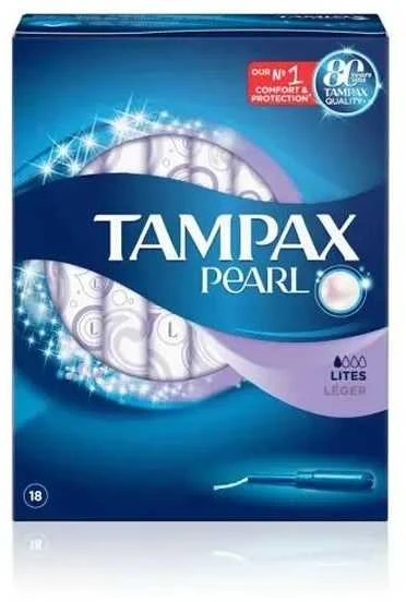 "Tampax Pearl Lites" 18 vienetų