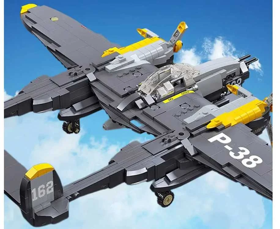 Jokomisiada Techniniai blokai Kovos orlaivis P-38 937 ELE