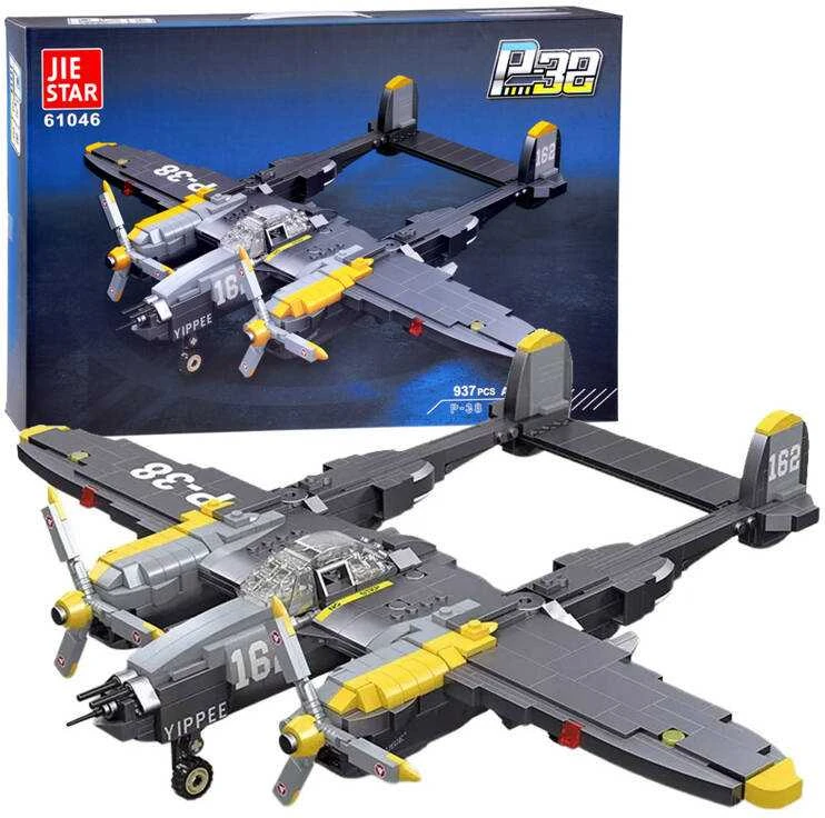 Jokomisiada Techniniai blokai Kovos orlaivis P-38 937 ELE