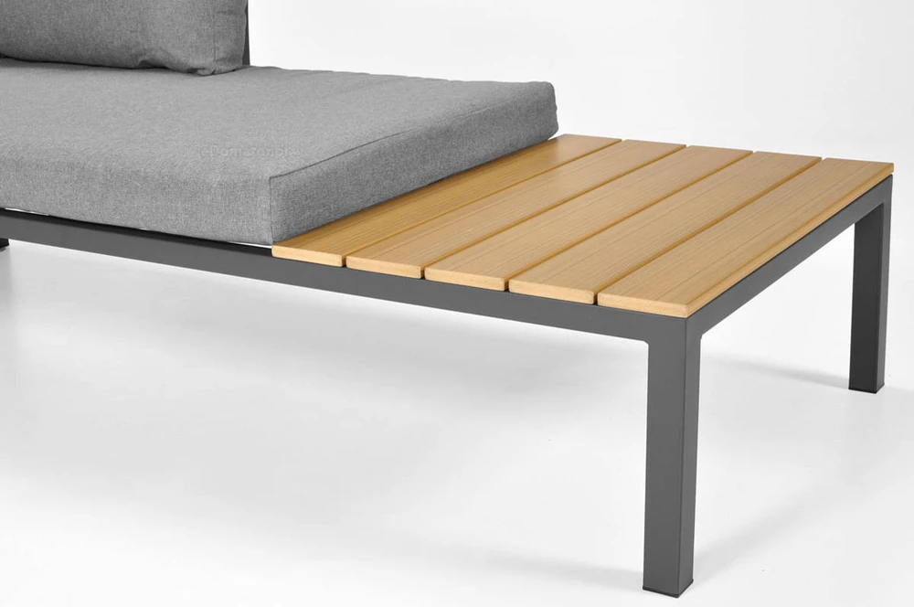 Terasos baldai LAGOS lauko kampinė sofa su moduline konstrukcija