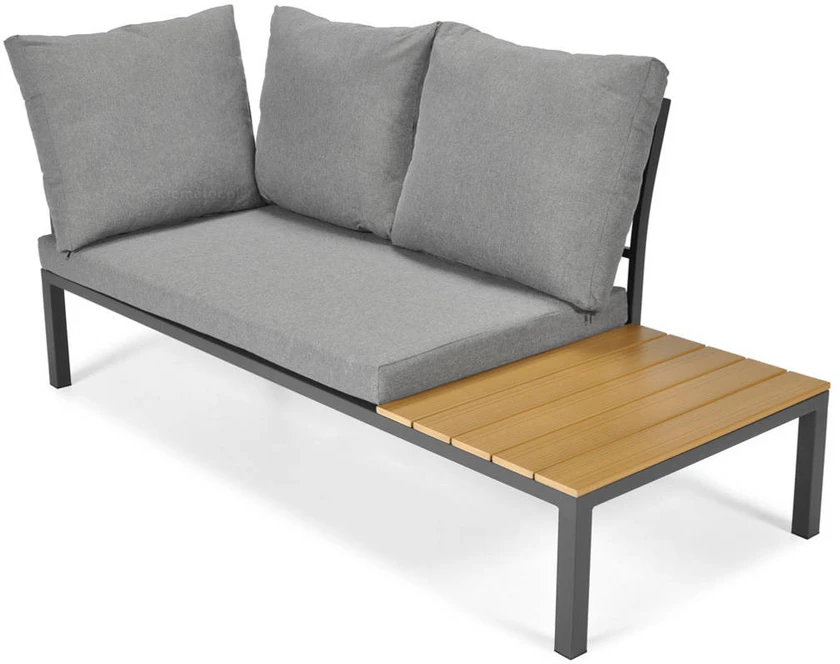 Terasos baldai LAGOS lauko kampinė sofa su moduline konstrukcija