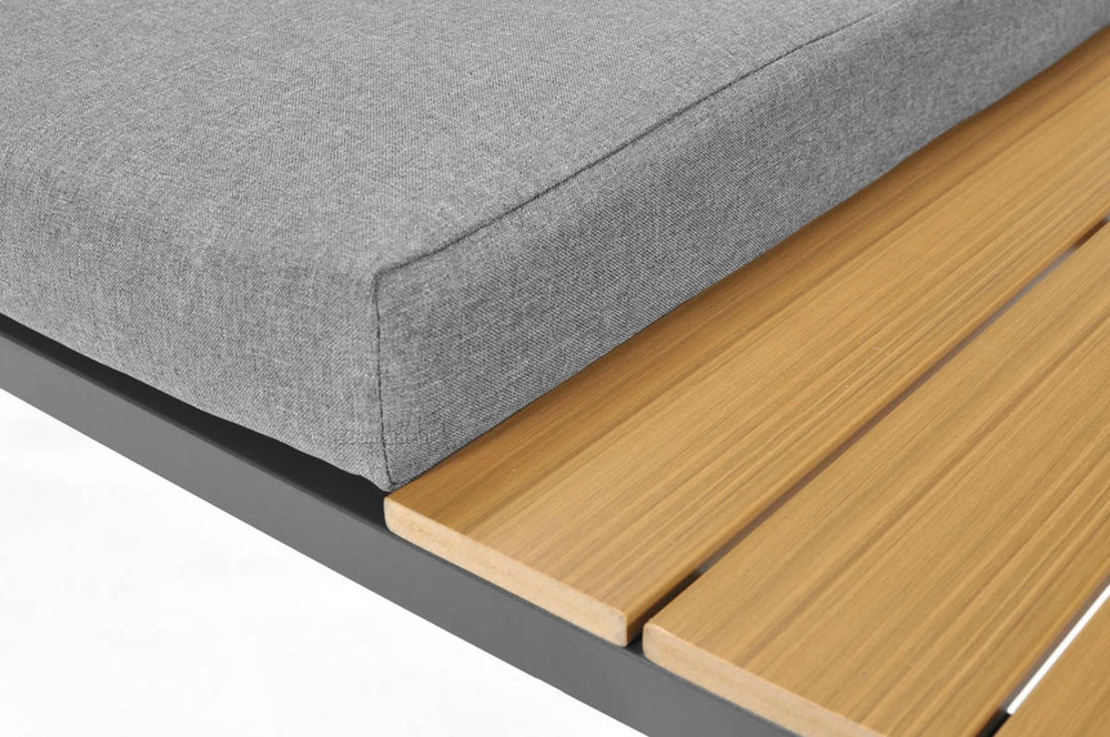 Terasos baldai LAGOS lauko kampinė sofa su moduline konstrukcija