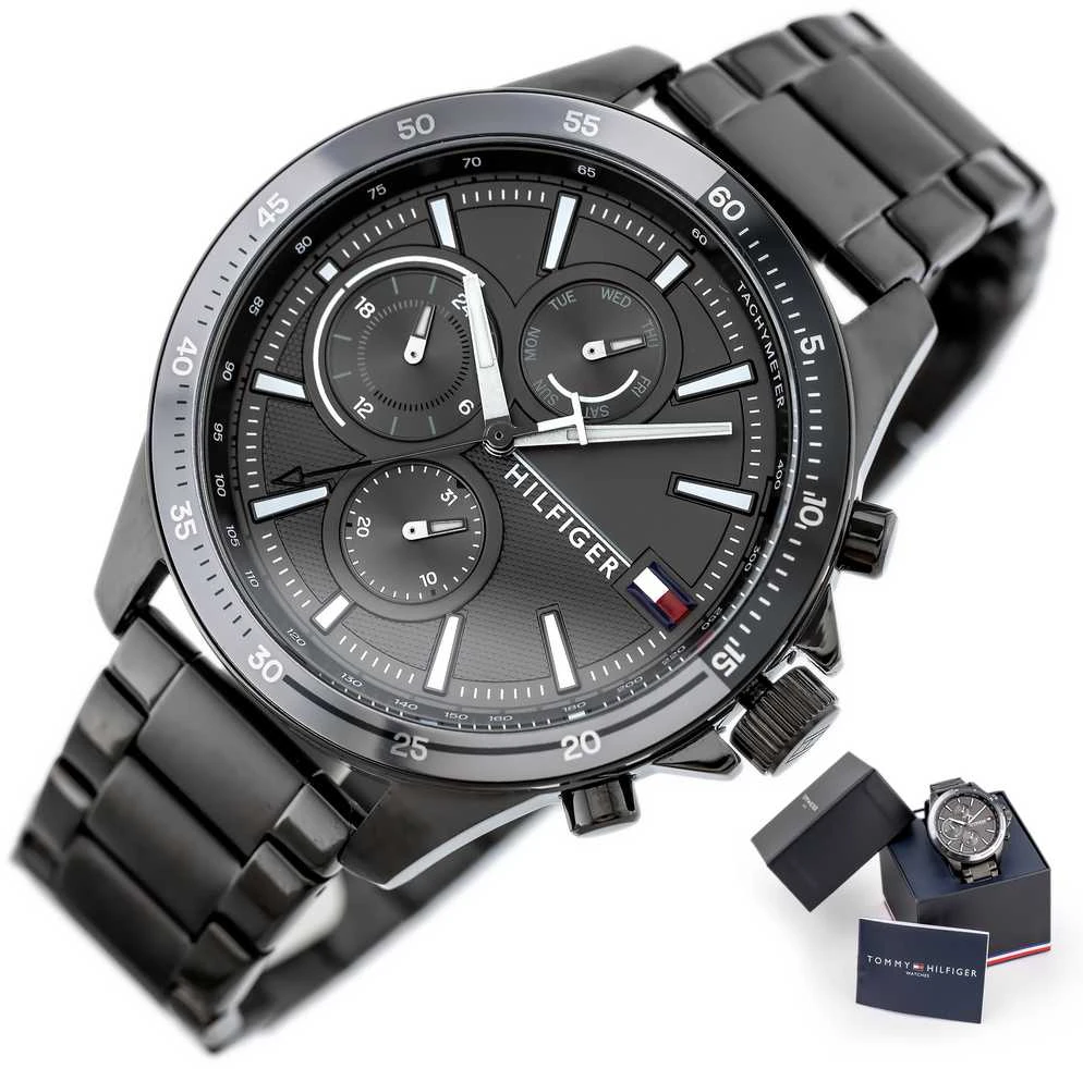 VYRIŠKAS LAIKRODIS TOMMY HILFIGER 1791719 BANK (zf022c)