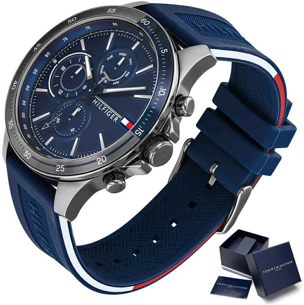 TOMMY HILFIGER VYRIŠKAS LAIKRODIS 1791721 BANK (zf023a)