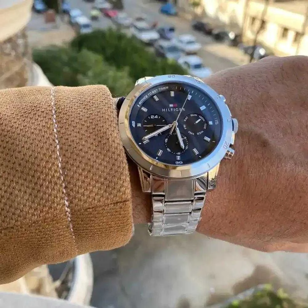 TOMMY HILFIGER Troy vyriškas laikrodis 1792104 + dėžutė