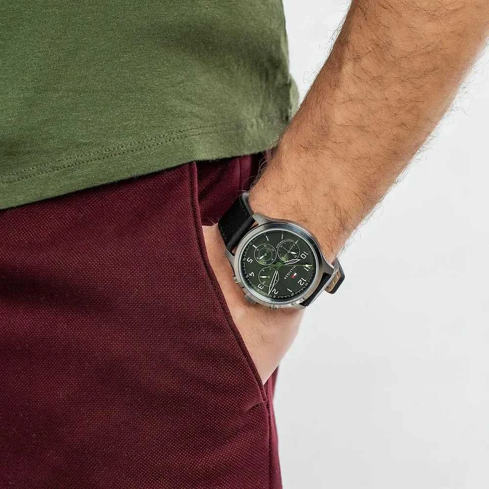 Vyriškas laikrodis TOMMY HILFIGER 1791856 ASHER (zf040c) + BOX