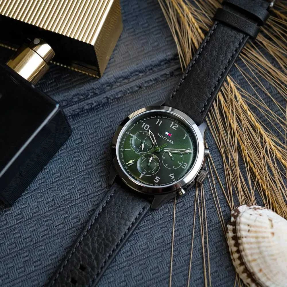 Vyriškas laikrodis TOMMY HILFIGER 1791856 ASHER (zf040c) + BOX