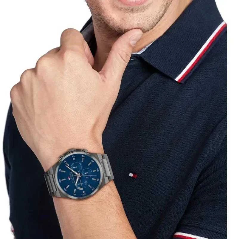 Laikrodis TOMMY HILFIGER DEXTER MEN'S WATCH 1792089 (zf104c) + BOX