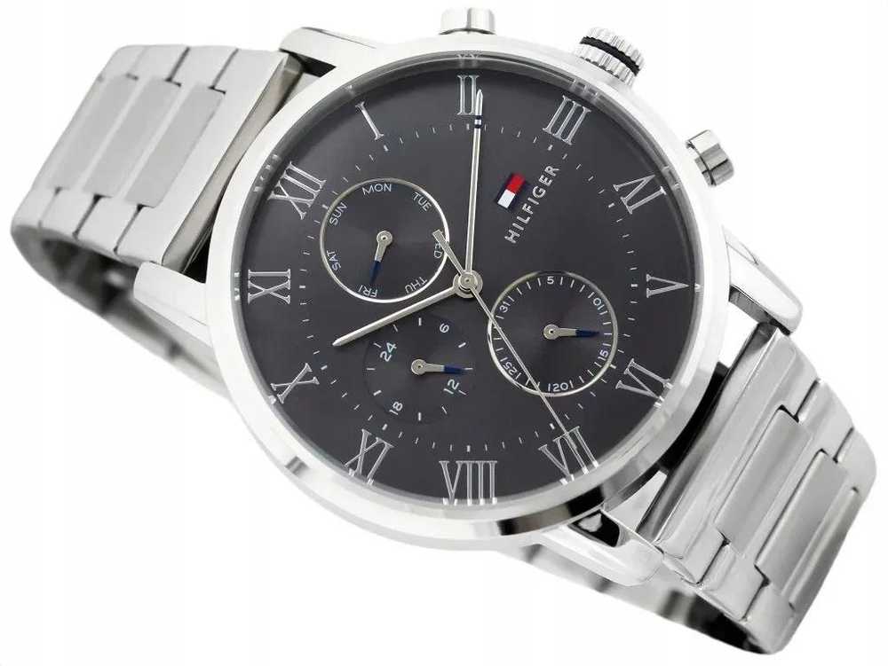Vyriškas laikrodis TOMMY HILFIGER Kane 1791397 (zf117a) + BOX
