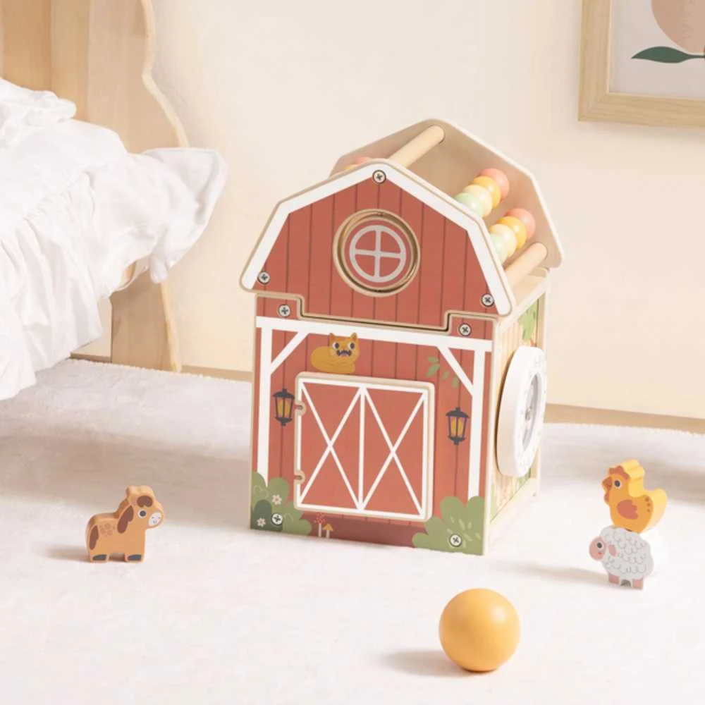 Tooky Toys Medinė TOOKY TOY veiklos stotelė