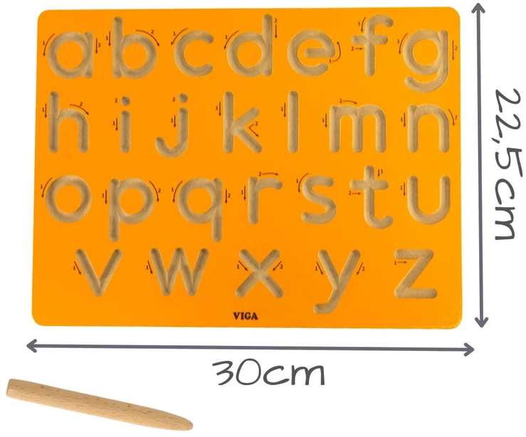 Tooky Toys Mediniai vėrimo kaladėlės Vikšras TOOKY TOY
