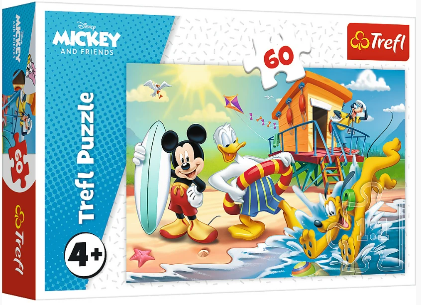 Trefl Dėlionė 60 vnt. - Peliukas Mikis (Mickey Mouse)