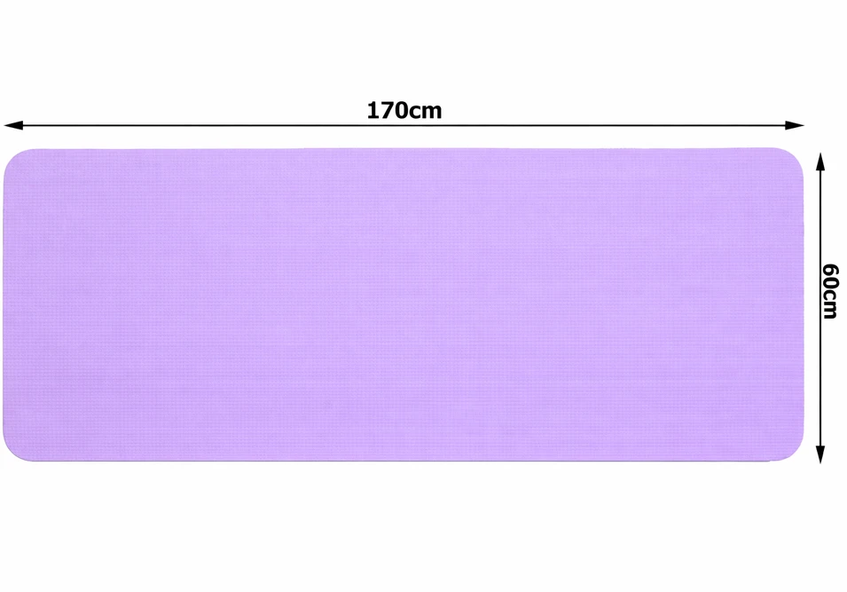 Treniruočių sporto kilimėlis jogai, pilatesui, fitnesasui - 170 cm