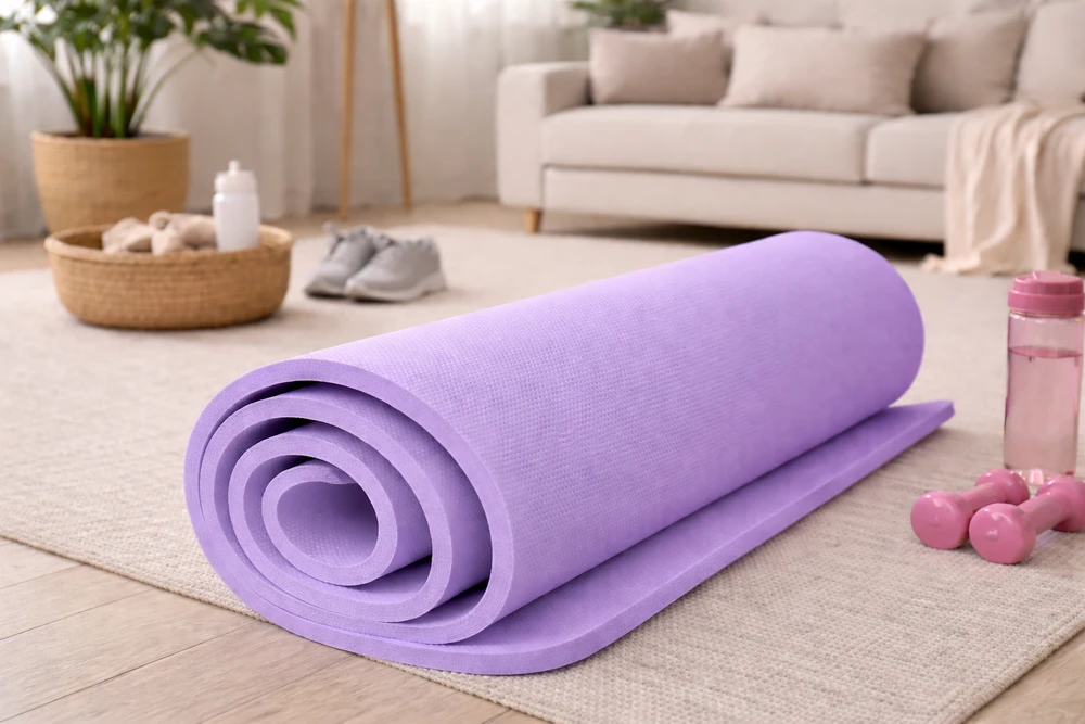 Treniruočių sporto kilimėlis jogai, pilatesui, fitnesasui - 170 cm