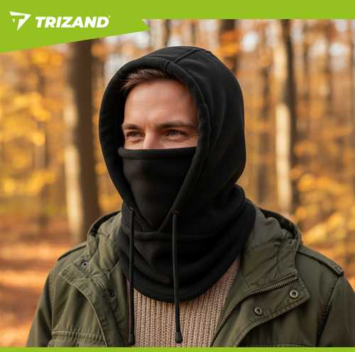 Winter scarf - juodas Trizand 26127