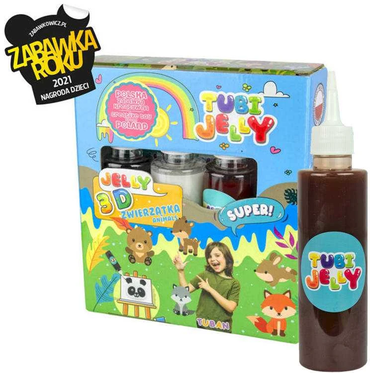 Tuban 3 spalvų Tubi Jelly rinkinys - Gyvūnai ( TU3320 )