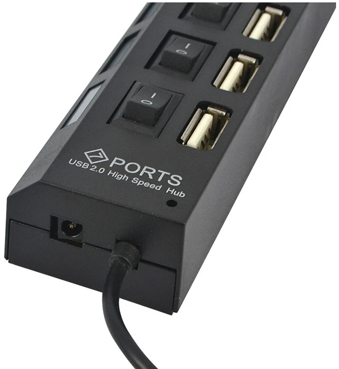 Fusion USB šakotuvas 7 portų 2.0