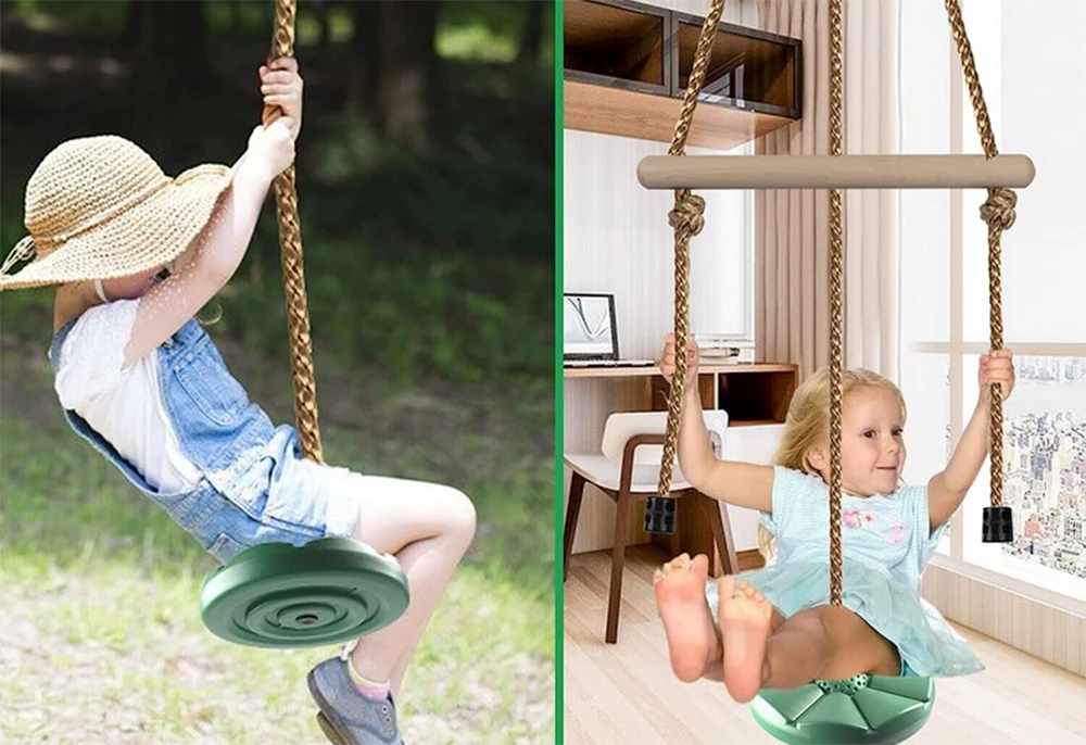 Vaikų apvali sodo sūpynė