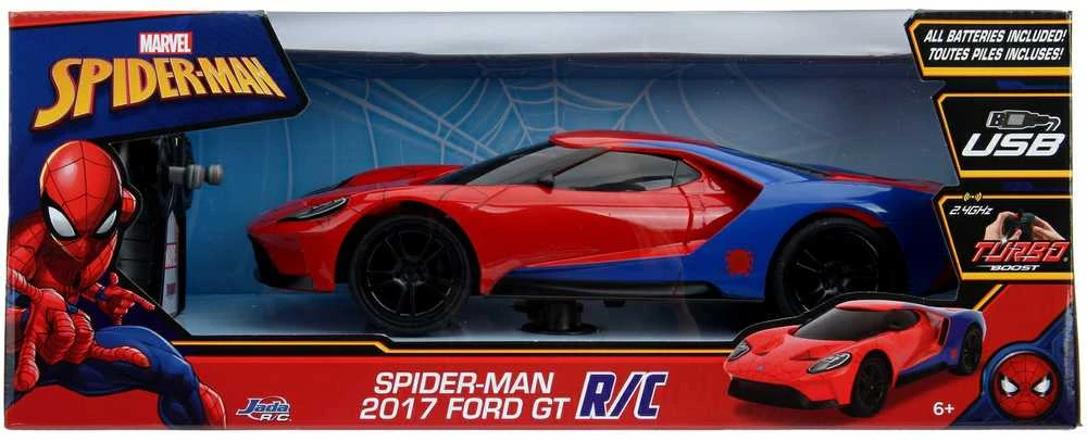 Dickie Valgo „Marvel Spiderman Ford GT RC 1:16“ nuotoliniu valdomu automobiliu