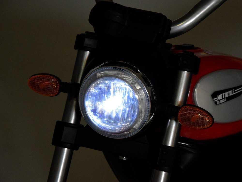 Jokomisiada Akumuliatorinis motociklas vaikams Street Bob PA0235 | spalva: mėlyna