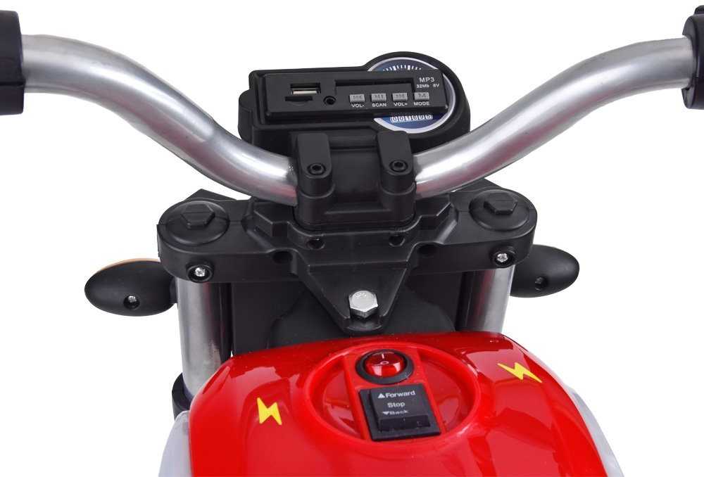 Jokomisiada Akumuliatorinis motociklas vaikams Street Bob PA0235 | spalva: mėlyna
