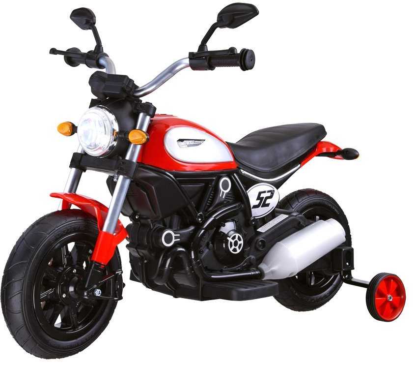 Jokomisiada Akumuliatorinis motociklas vaikams Street Bob PA0235 | spalva: oranžinė