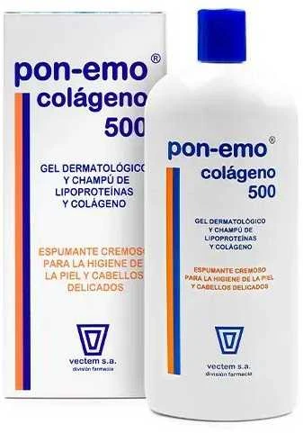 "Vectem Pon-Emo®" kolageno gelio šampūnas sausiems plaukams 500ml