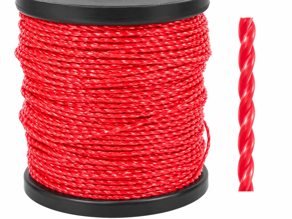 Žoliapjovės valas 2,4 mm, 100 m, karboto profilio