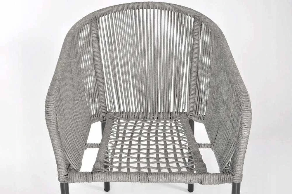 Victoriar Sodo Kėdė – Pilka su Pagalve, 59 × 60 × 92 cm