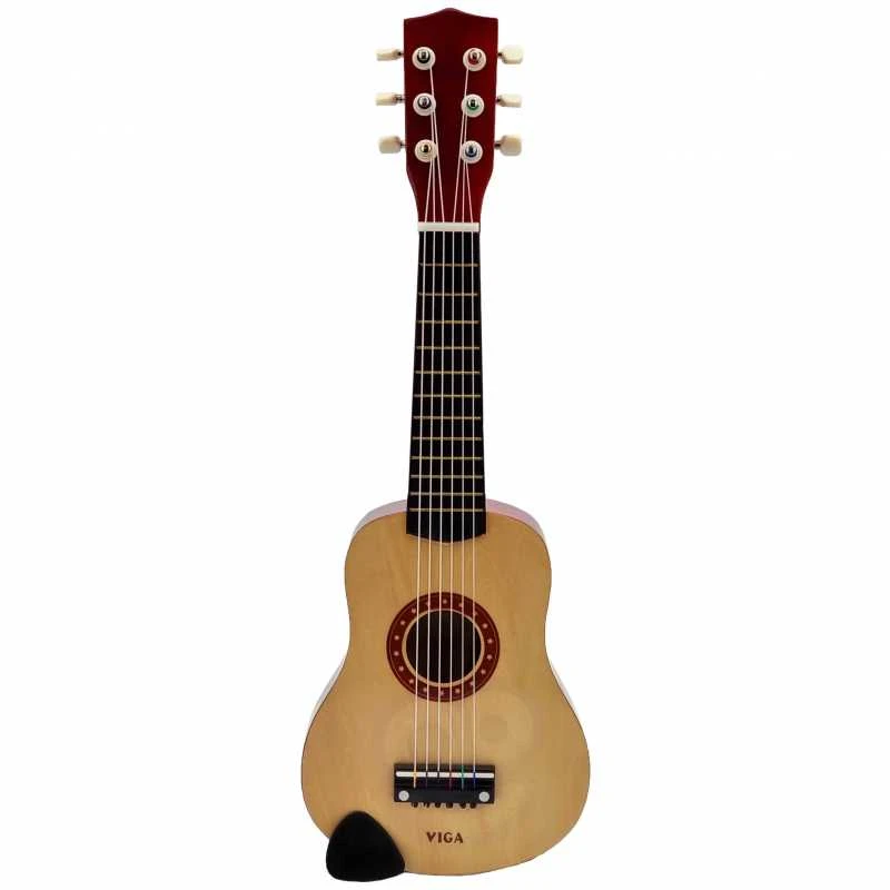 Viga Akustinė gitara vaikams 21 colio 6 stygų natūrali