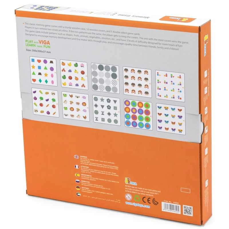 Dėlionė Viga Toys Viga Atminties Žaidimas Su 10 Kortelių