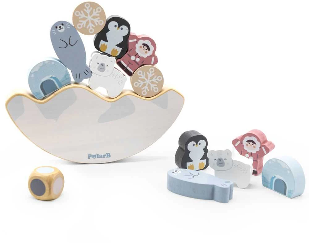Dėlionė Viga Toys Viga Balansavimo Žaidimas Vaikams – Poliariniai Gyvūnai