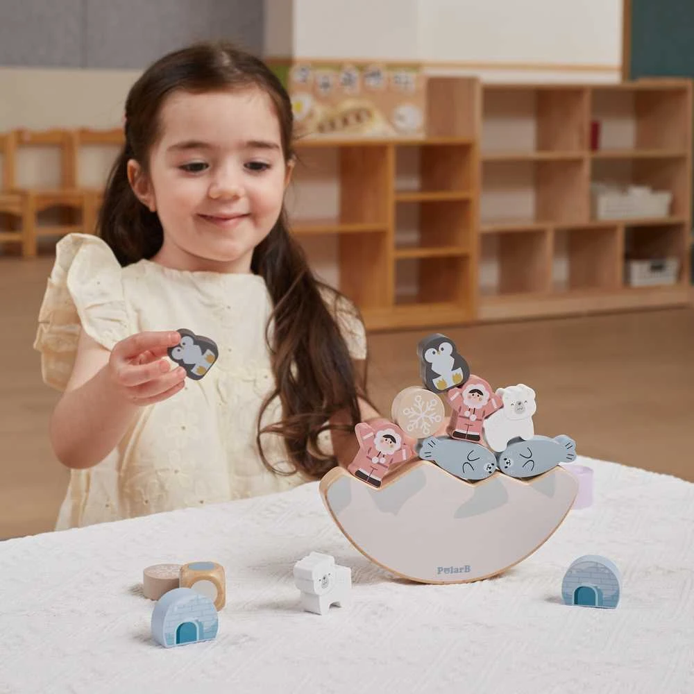 Dėlionė Viga Toys Viga Balansavimo Žaidimas Vaikams – Poliariniai Gyvūnai
