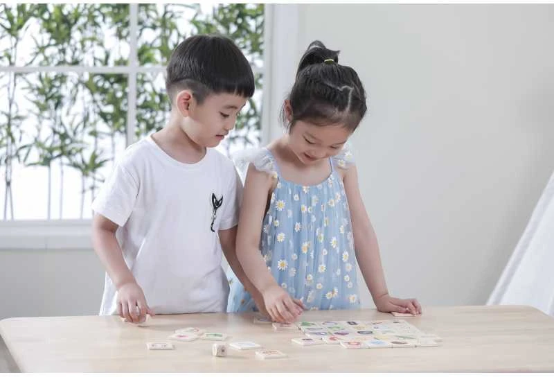 „Viga“ edukacinio žaidimo dėlionės rūšiavimas Pojūčiai 37 EL. Montessori