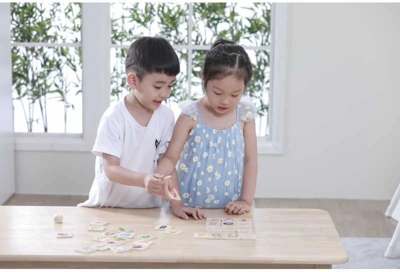„Viga“ edukacinio žaidimo dėlionės rūšiavimas Pojūčiai 37 EL. Montessori