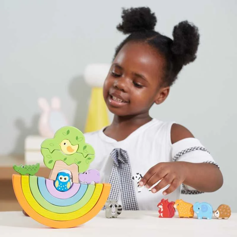 Viga Toys Viga medinis balansiniai kubeliai 18M+ 44590