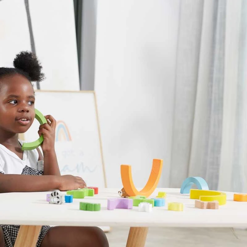 Viga Toys Viga medinis balansiniai kubeliai 18M+ 44590