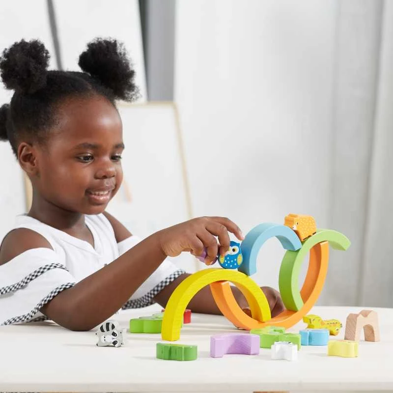 Viga Toys Viga medinis balansiniai kubeliai 18M+ 44590