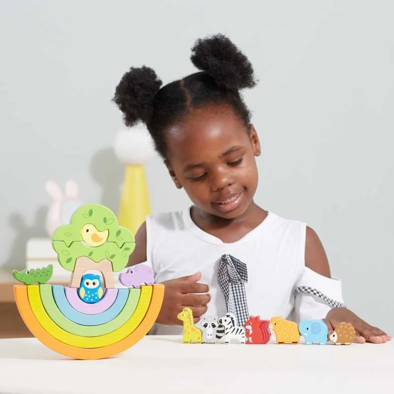 Viga Toys Viga medinis balansiniai kubeliai 18M+ 44590