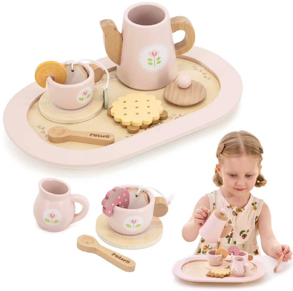 Viga Toys Medinis arbatos rinkinys Arbatinė fantazija VIGA PolarB