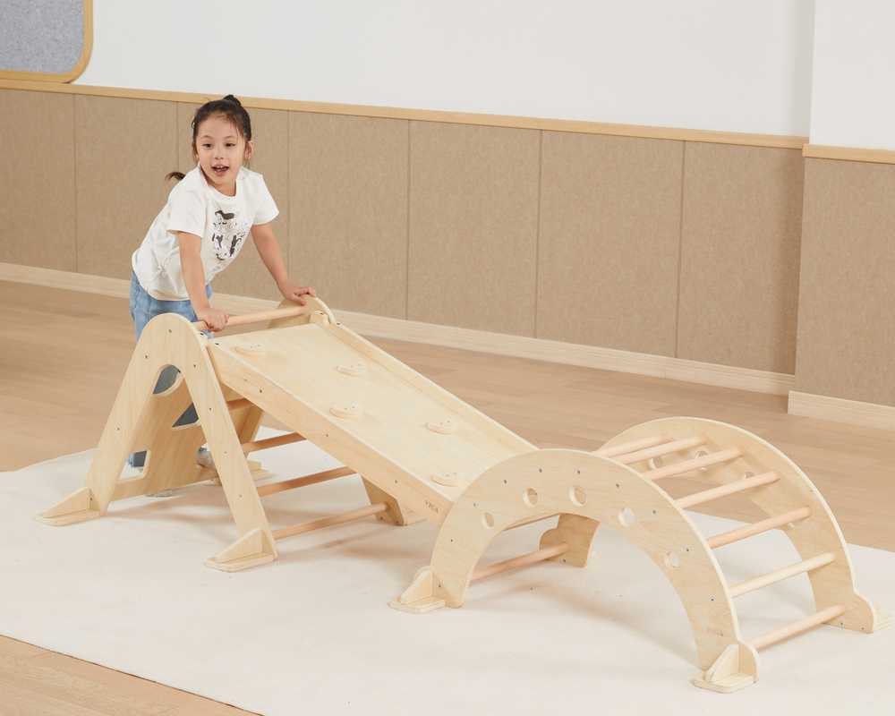 Viga Toys VIGA Medinė Pikler Laipiojimo Trikampis Montessori