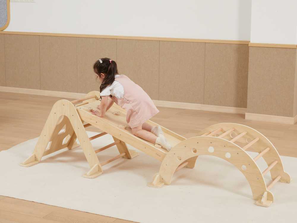 Viga Toys VIGA Medinė Pikler Laipiojimo Trikampis Montessori