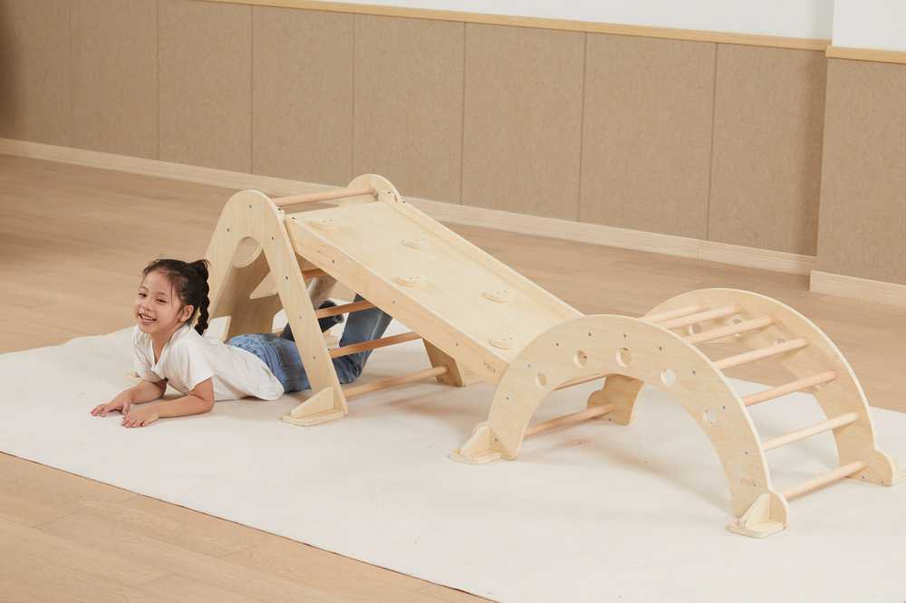 Viga Toys VIGA Medinė Pikler Laipiojimo Trikampis Montessori