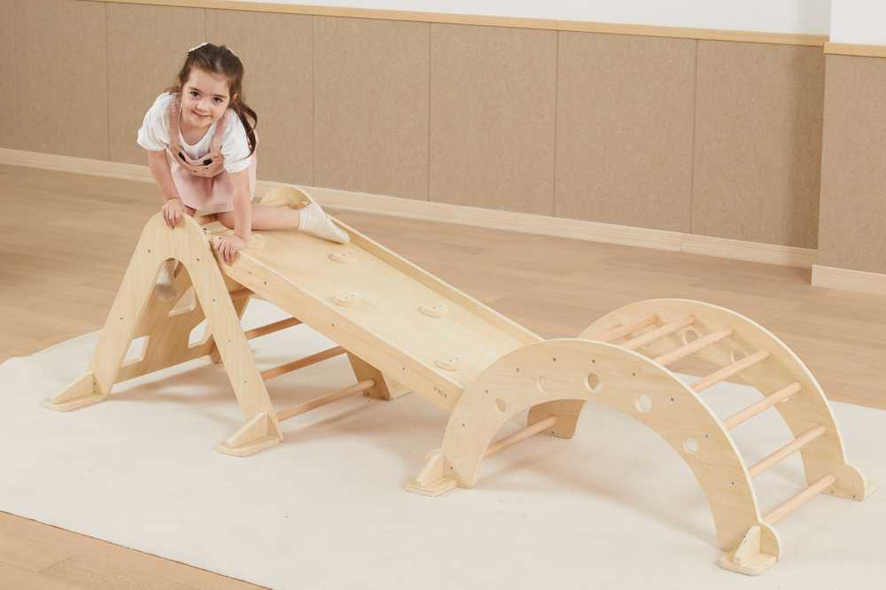 Viga Toys VIGA Medinė Pikler Laipiojimo Trikampis Montessori