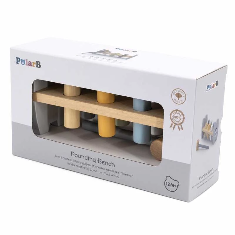 Viga Medinė Musės Žaidimas Pingvinas Montessori