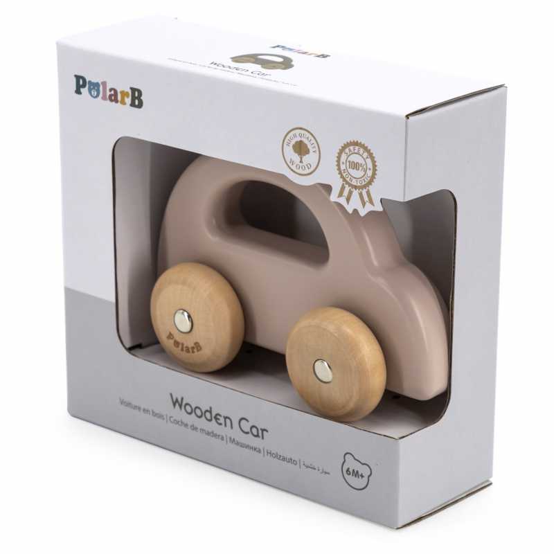 VIGA Medinis Stumdomas Automobilis Rudas
