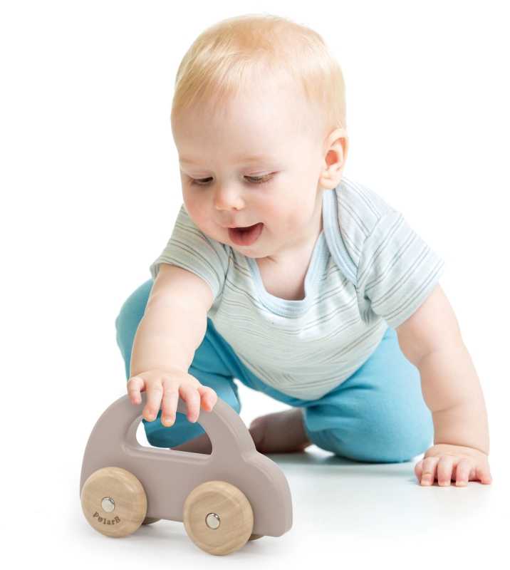 VIGA Medinis Stumdomas Automobilis Rudas