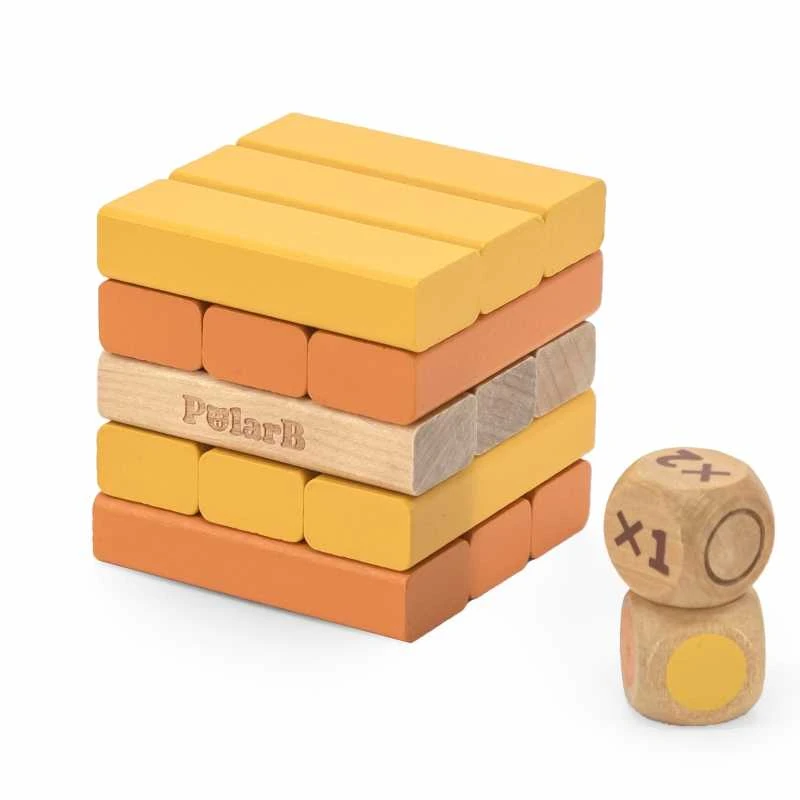 Viga Toys „Viga Polarb“ medinis žaidimų bokšto dėlionė