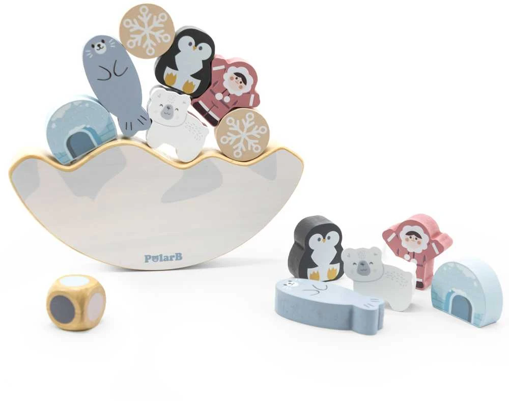 Dėlionė Viga Toys Viga Balansavimo Žaidimas Vaikams – Poliariniai Gyvūnai