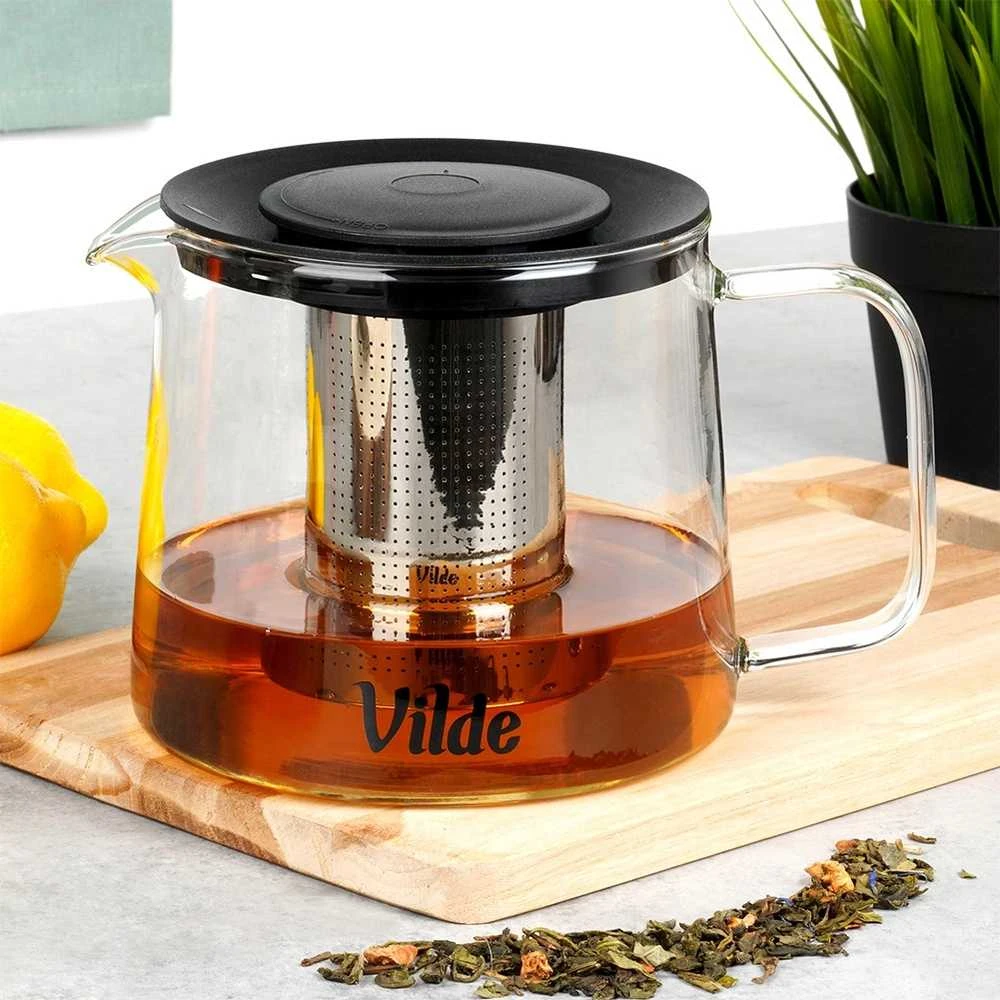 Vilde Arbatinukas 1,5 l Stiklinis Karščiui Atsparus